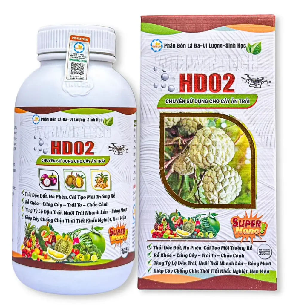 HD02 dành cho cây ăn trái - 250 ml
