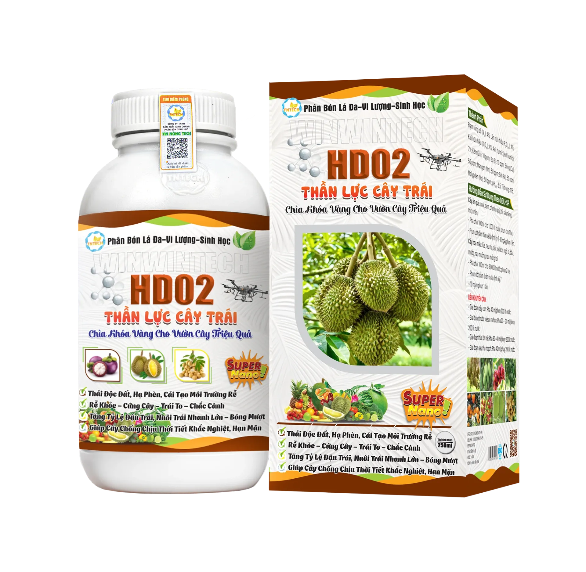 [HD CAT] HD02 dành cho cây ăn trái - 250 ml