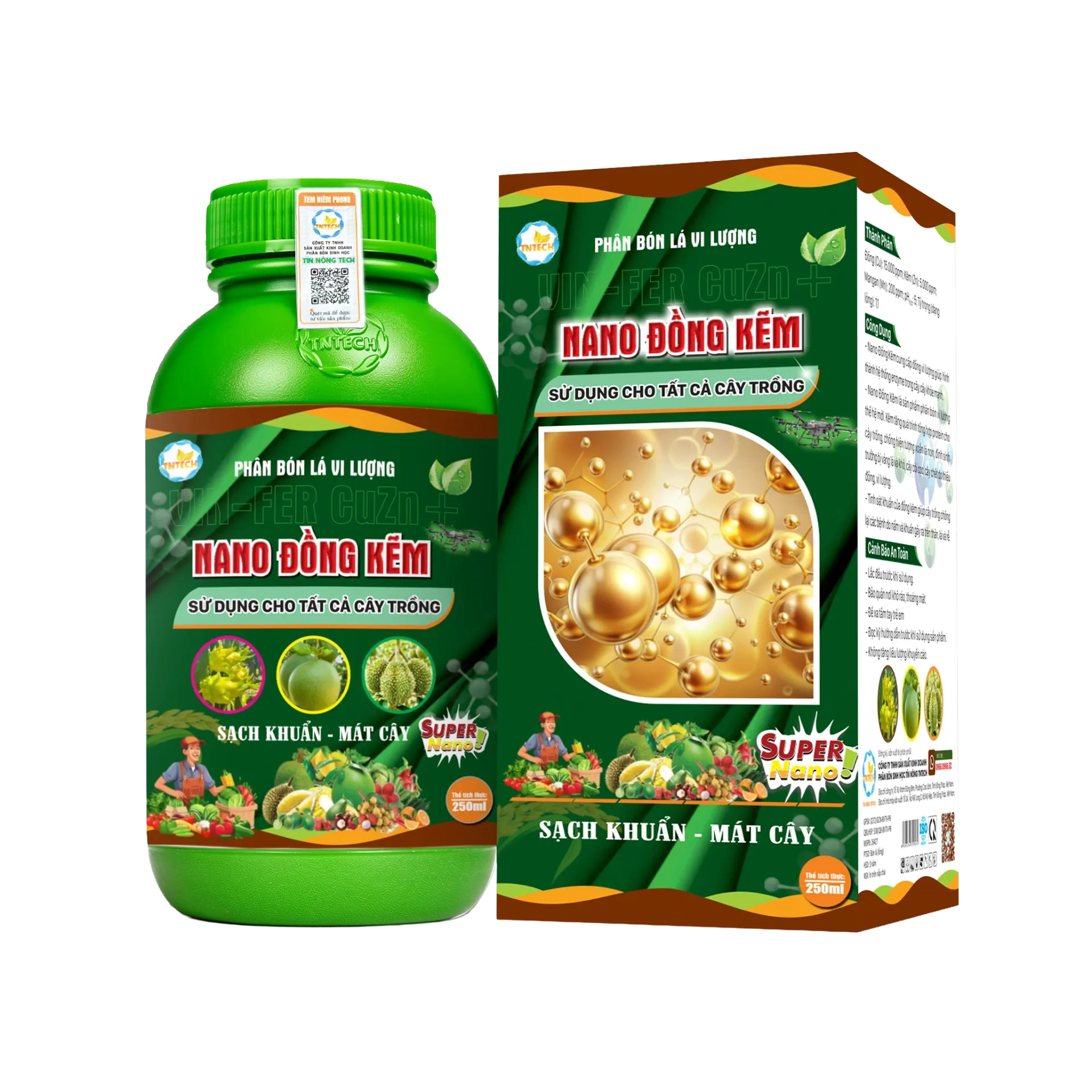 Nano Đồng Kẽm - 250ml