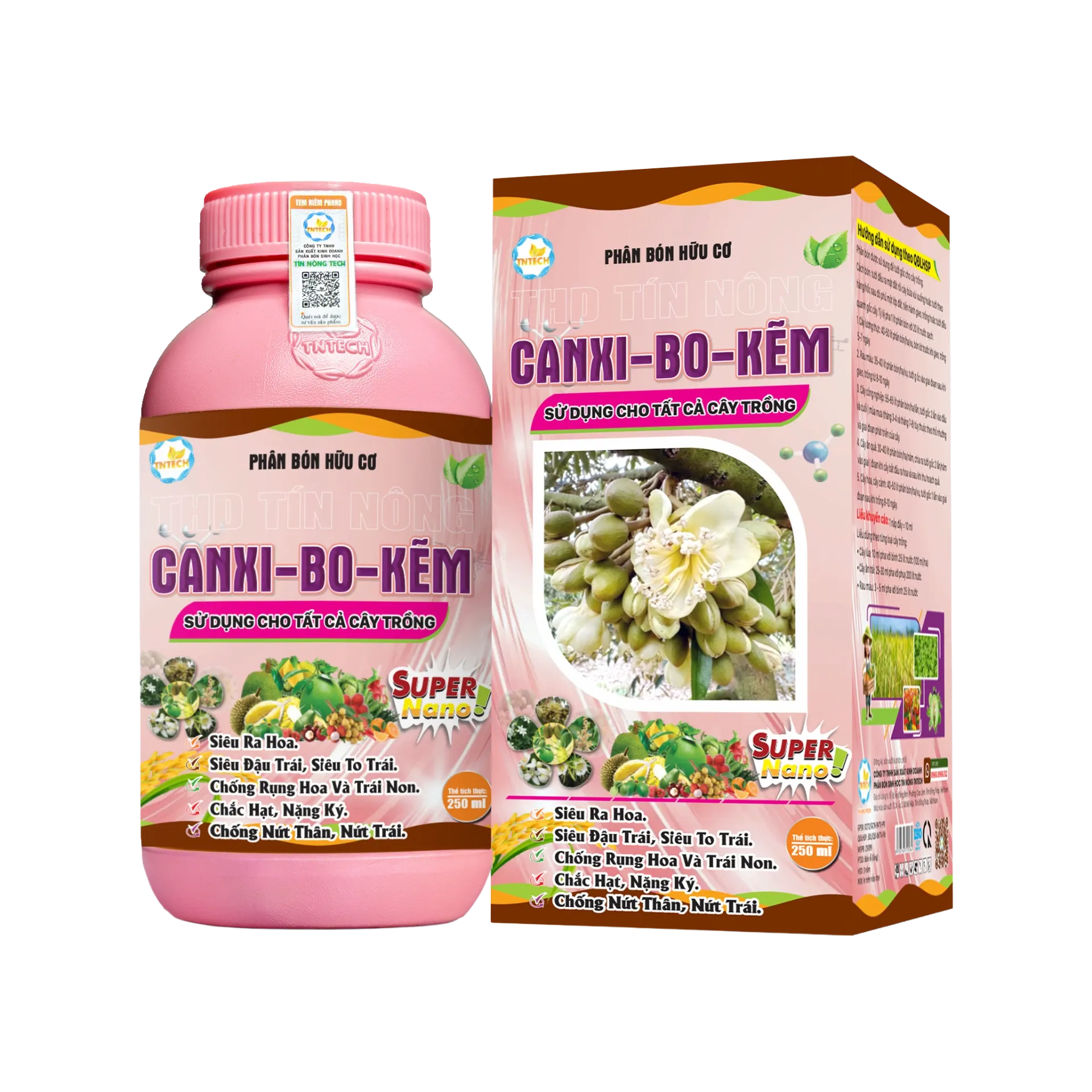 CANXI BO+KẼM - 250ml